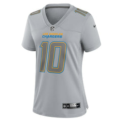 Justin Herbert Los Angeles Chargers Women's Atmosphere Fashion Game Jersey - Gray outlet