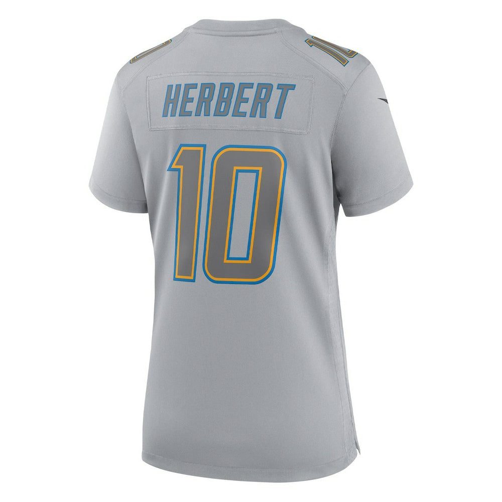 Justin Herbert Los Angeles Chargers Women's Atmosphere Fashion Game Jersey - Gray outlet