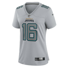 Trevor Lawrence Jacksonville Jaguars Women's Atmosphere Fashion Game Jersey - Gray outlet