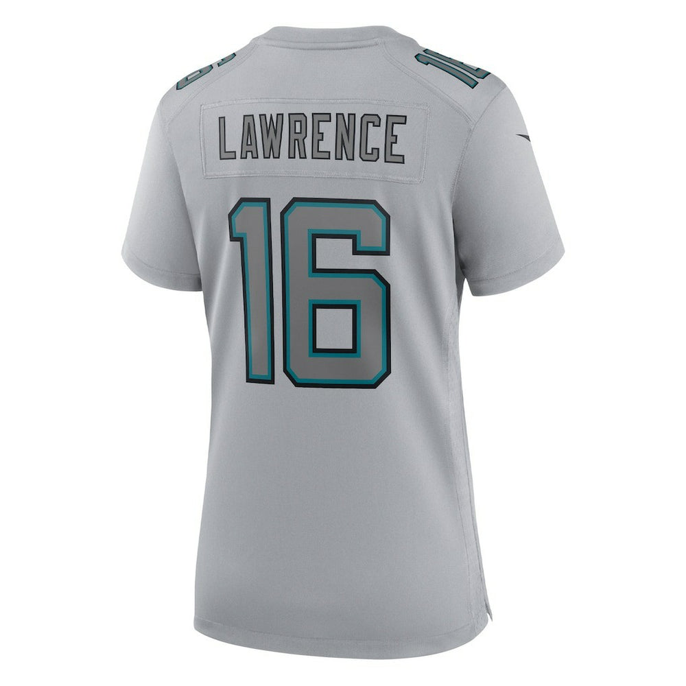 Trevor Lawrence Jacksonville Jaguars Women's Atmosphere Fashion Game Jersey - Gray outlet
