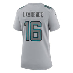 Trevor Lawrence Jacksonville Jaguars Women's Atmosphere Fashion Game Jersey - Gray outlet