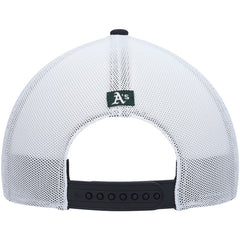 Athletics Flag Fill Trucker Snapback Hat Navy/White