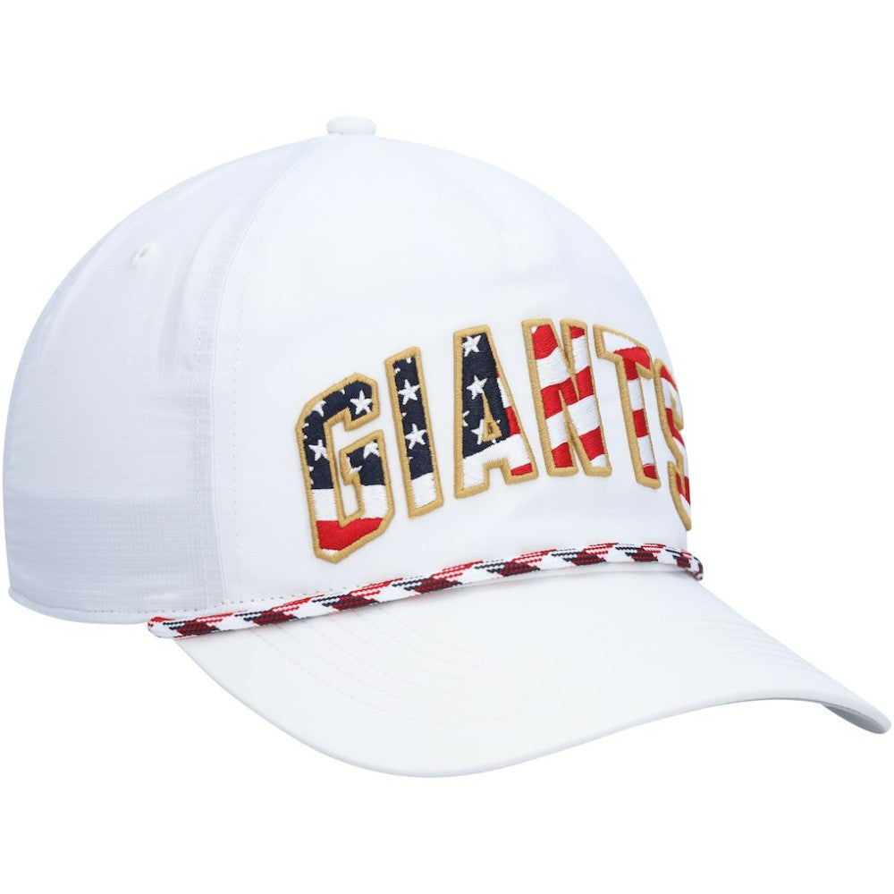 San Francisco Giants Flag Flutter Hitch Snapback Hat White