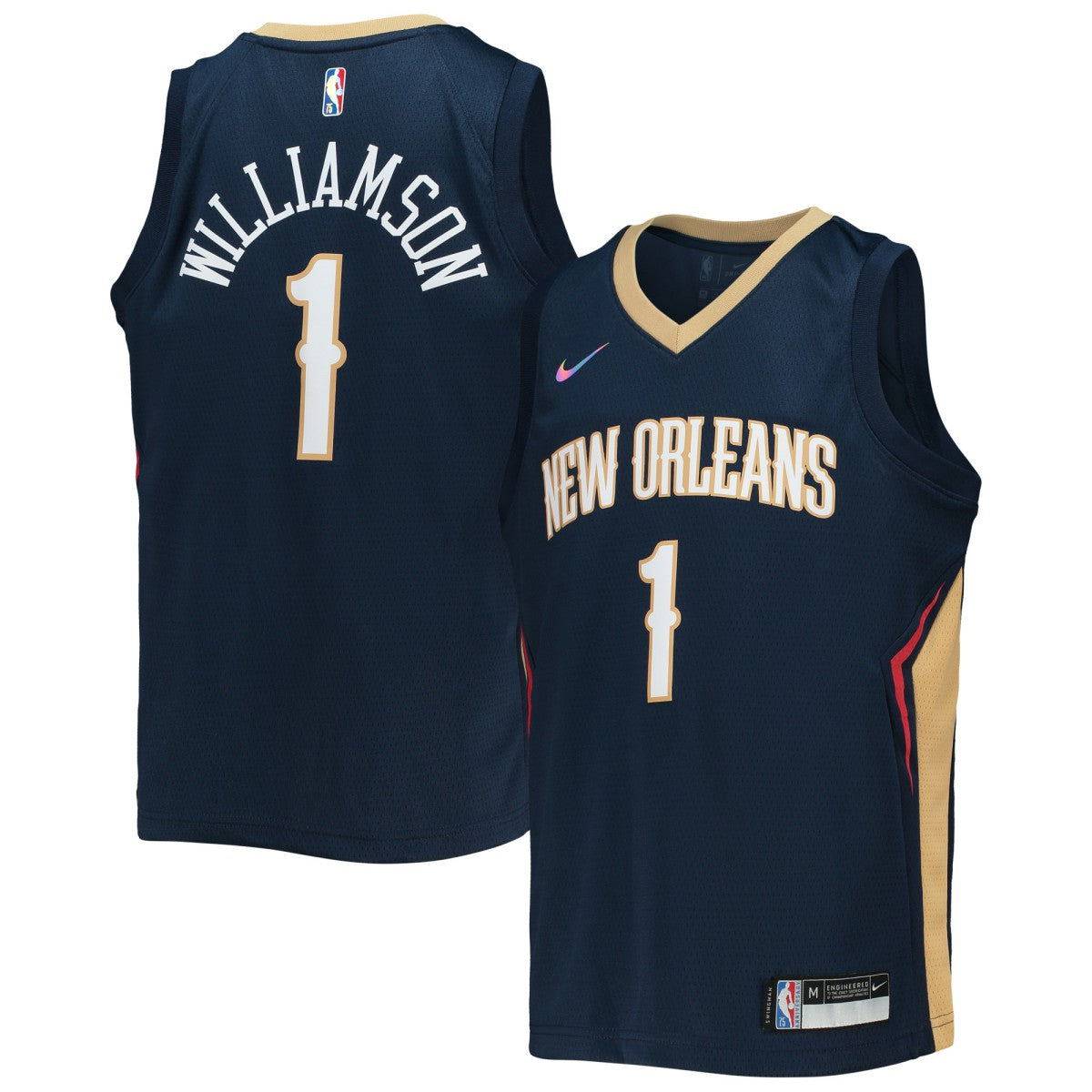 Zion Williamson New Orleans Pelicans Youth 2021/22 Diamond Swingman Jersey - Icon Edition - Navy cheap
