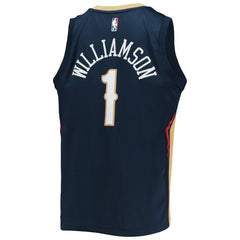 Zion Williamson New Orleans Pelicans Youth 2021/22 Diamond Swingman Jersey - Icon Edition - Navy cheap