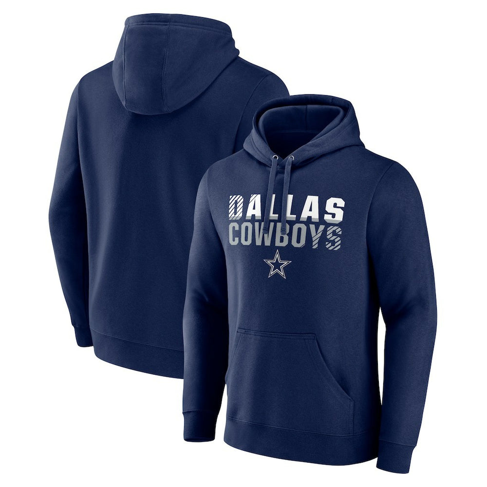 Dallas Cowboys Fade Out Fitted Pullover Hoodie - Navy online