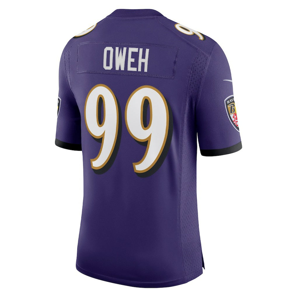 Odafe Oweh Baltimore Ravens Vapor Limited Jersey - Purple outlet