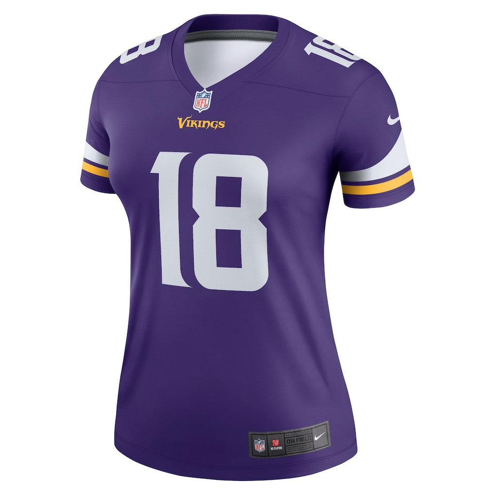 Justin Jefferson Minnesota Vikings Women's Legend Player Performance Top - Purple outlet