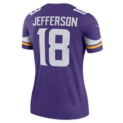 Justin Jefferson Minnesota Vikings Women's Legend Player Performance Top - Purple outlet
