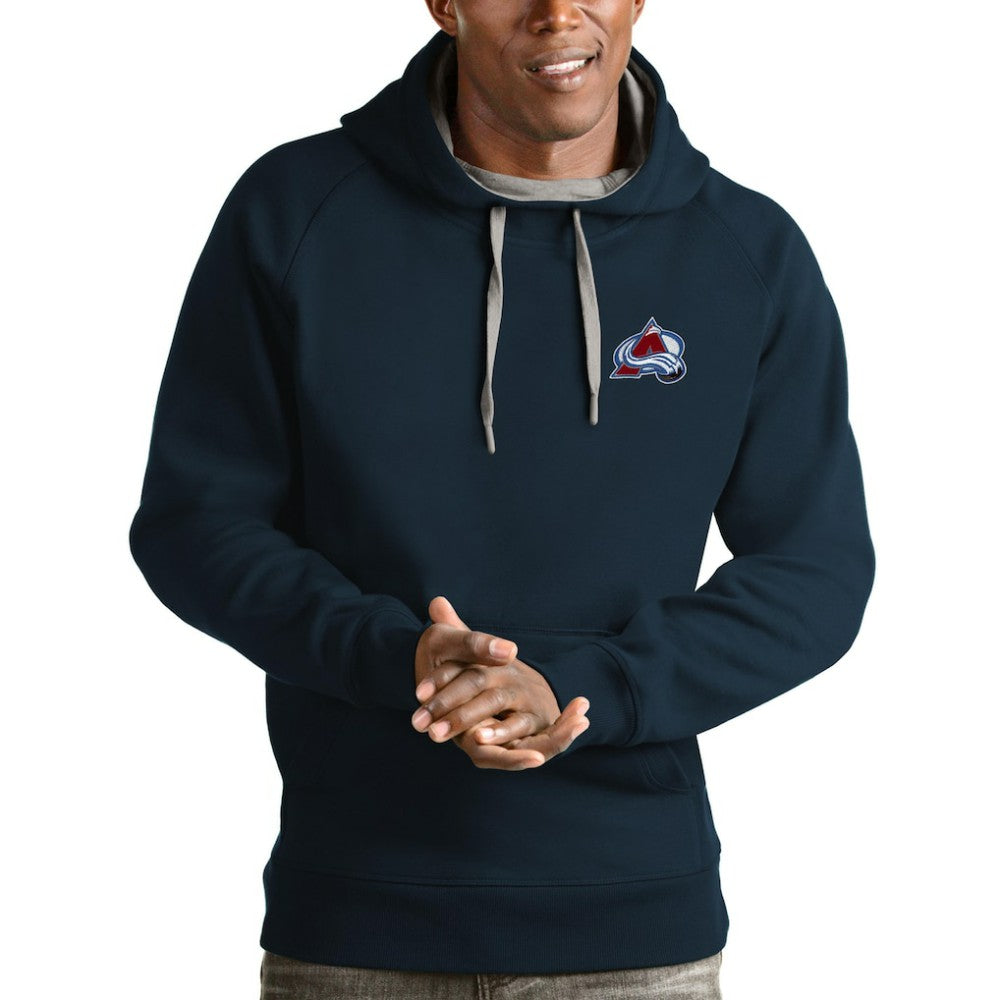 Colorado Avalanche Antigua Team Victory Pullover Hoodie - Navy Hoodies