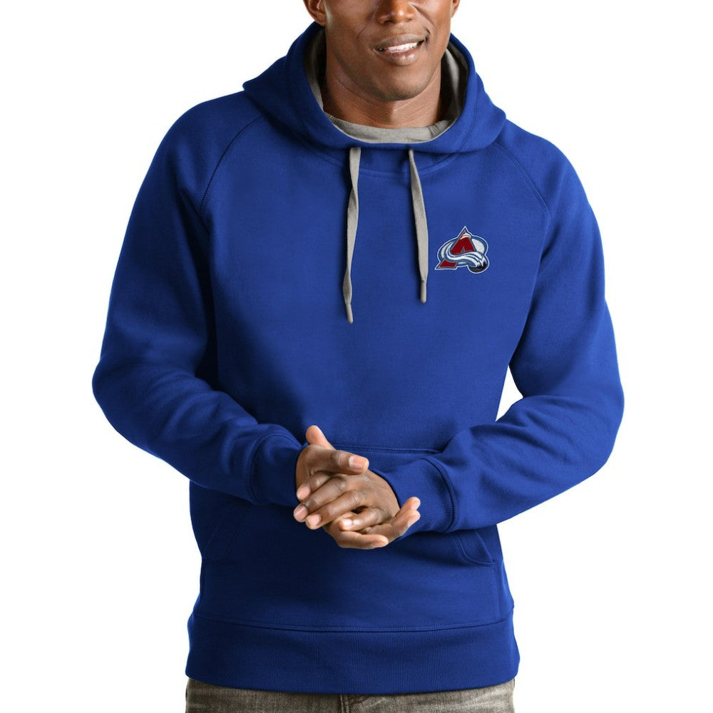 Colorado Avalanche Antigua Victory Pullover Hoodie - Blue Hoodies