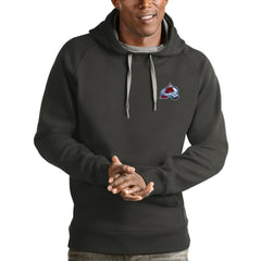 Colorado Avalanche Antigua Victory Pullover Hoodie - Charcoal Hoodies