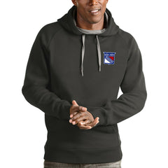 New York Rangers Antigua Victory Pullover Hoodie - Charcoal Hoodies