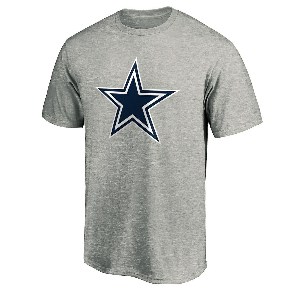 Dallas Cowboys Primary Logo T-Shirt - Heather Gray cheap
