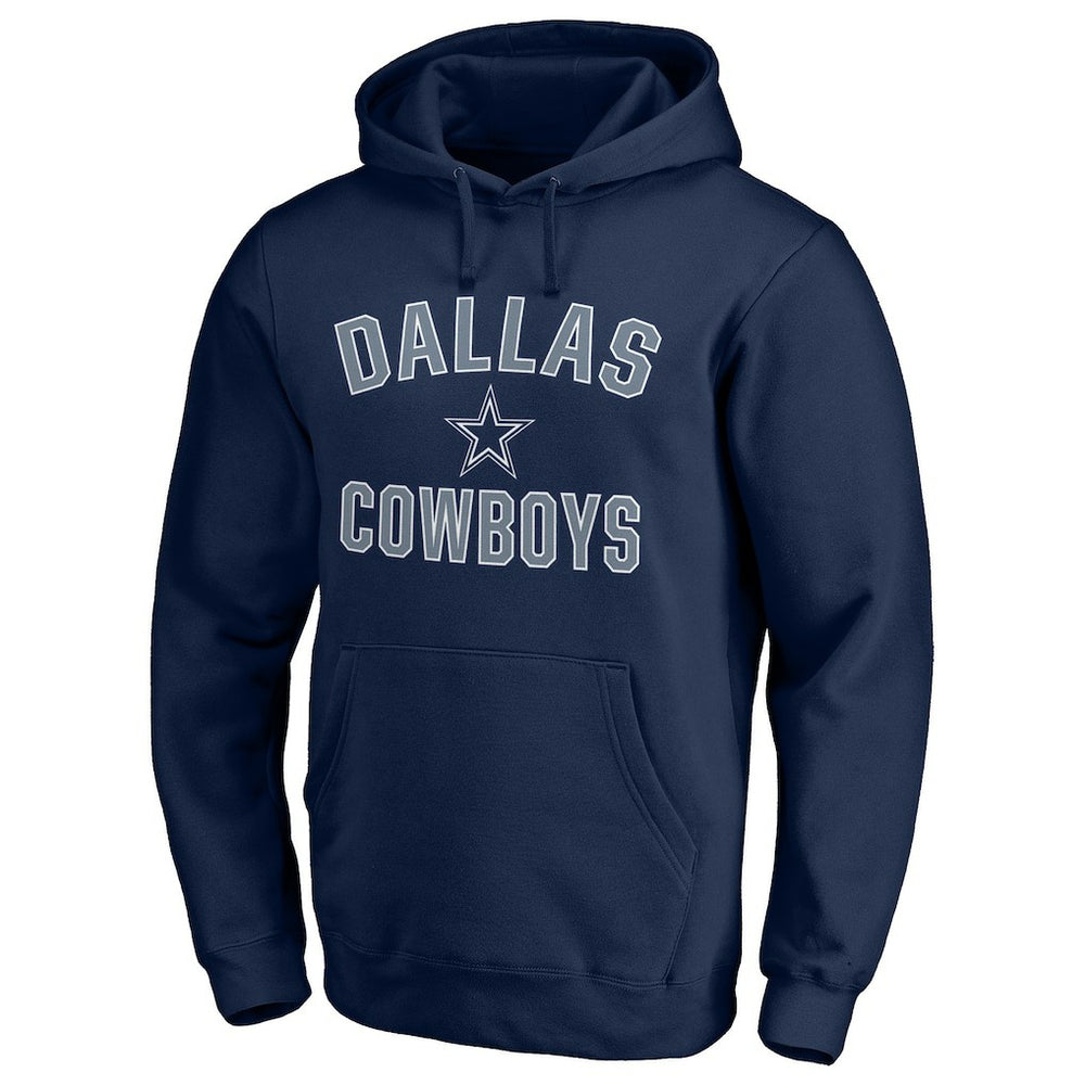 Dallas Cowboys Victory Arch Team Fitted Pullover Hoodie - Navy on sale