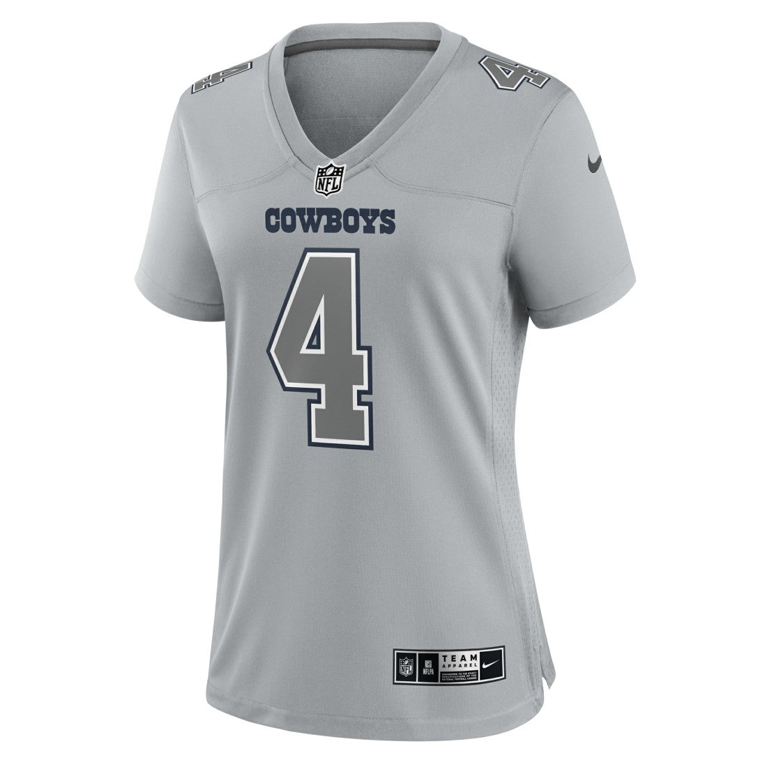 Dak Prescott Dallas Cowboys Women's Atmosphere Fashion Game Jersey - Gray outlet
