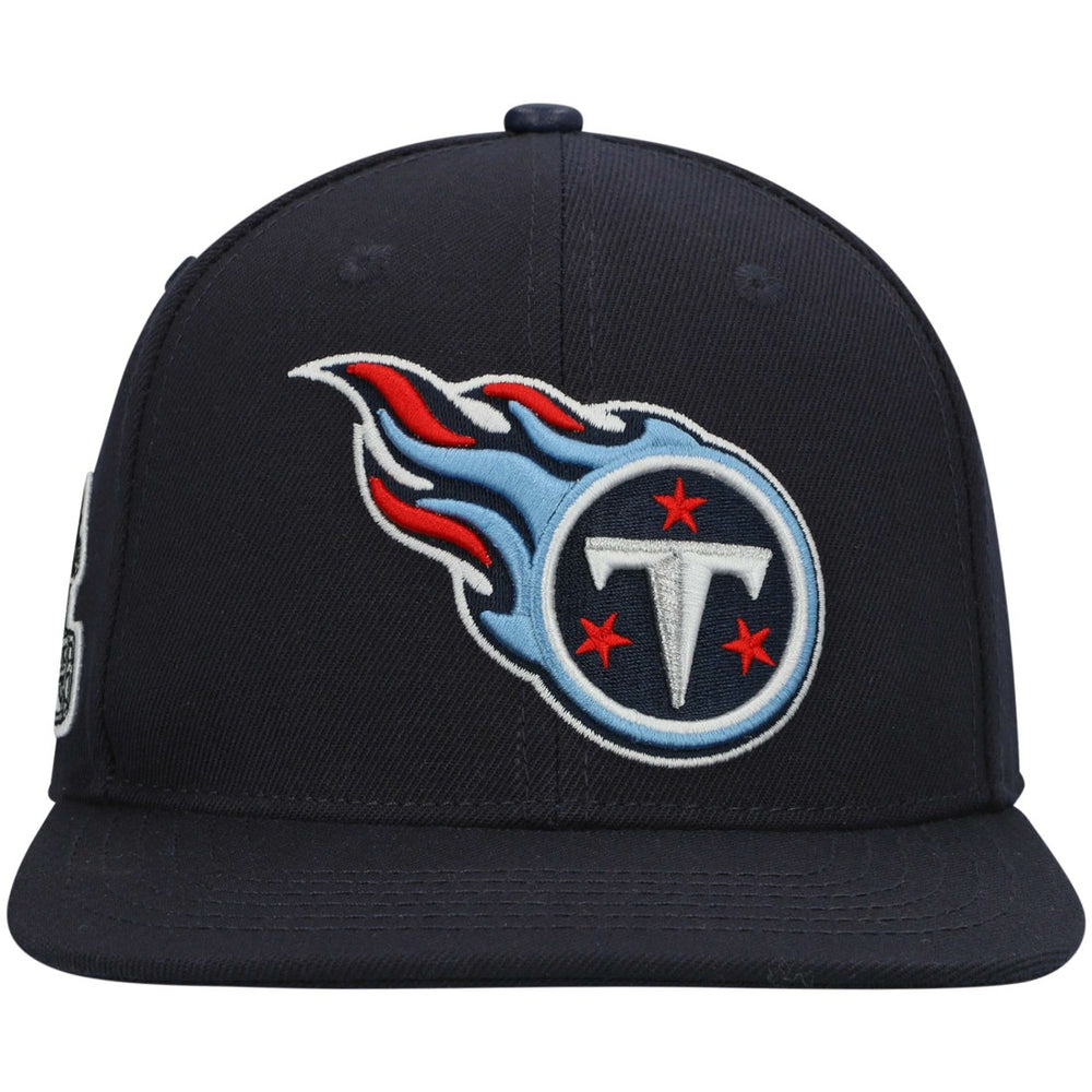 Tennessee Titans Pro Standard Logo II Snapback Hat - Navy discount