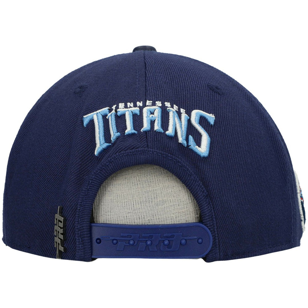 Tennessee Titans Pro Standard Stacked Snapback Hat - Navy sale