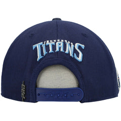 Tennessee Titans Pro Standard Stacked Snapback Hat - Navy sale