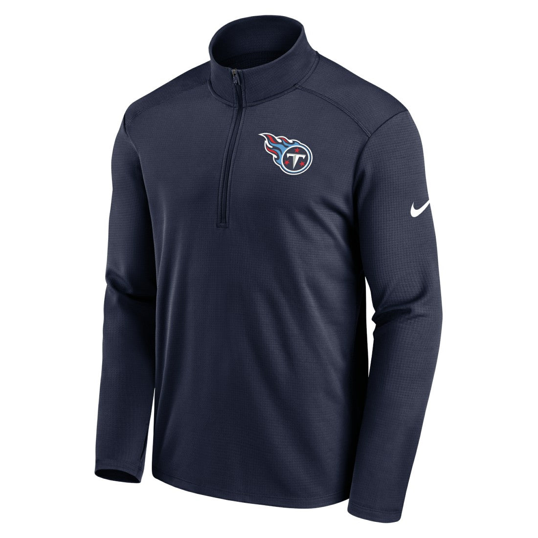 Tennessee Titans Logo Pacer Performance Half-Zip Jacket - Navy online