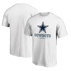 Dallas Cowboys Team Lockup T-Shirt - White online