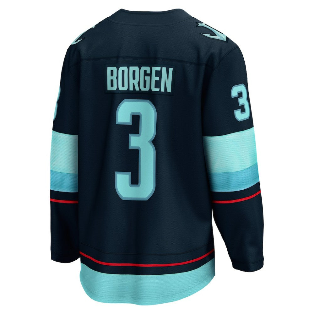 Will Borgen Seattle Kraken Fanatics Home Breakaway Player Jersey - Deep Sea Blue Jerseys