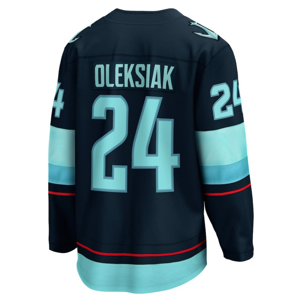 Jamie Oleksiak Seattle Kraken Fanatics Home Breakaway Player Jersey - Deep Sea Blue Jerseys