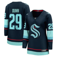 Vince Dunn Seattle Kraken Fanatics Women's Home Breakaway Player Jersey - Deep Sea Blue Jerseys