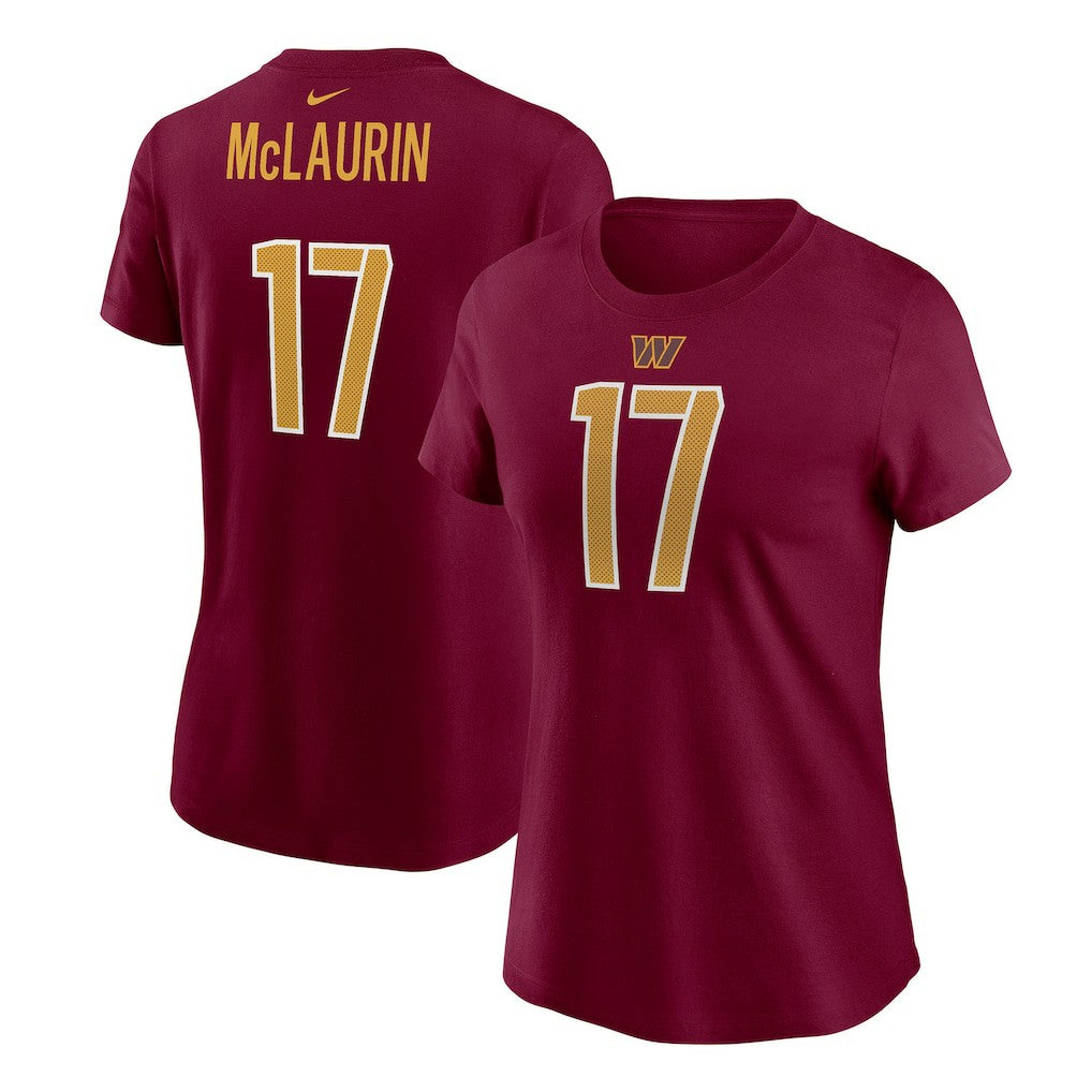 Terry McLaurin Washington Commanders Women's Player Name & Number T-Shirt - Burgundy for sale