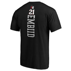Joel Embiid Philadelphia 76ers Playmaker Name & Number T-Shirt - Black on sale