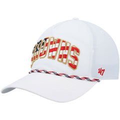 Cleveland Browns '47 Hitch Stars and Stripes Trucker Adjustable Hat - White on sale