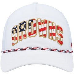 Cleveland Browns '47 Hitch Stars and Stripes Trucker Adjustable Hat - White on sale