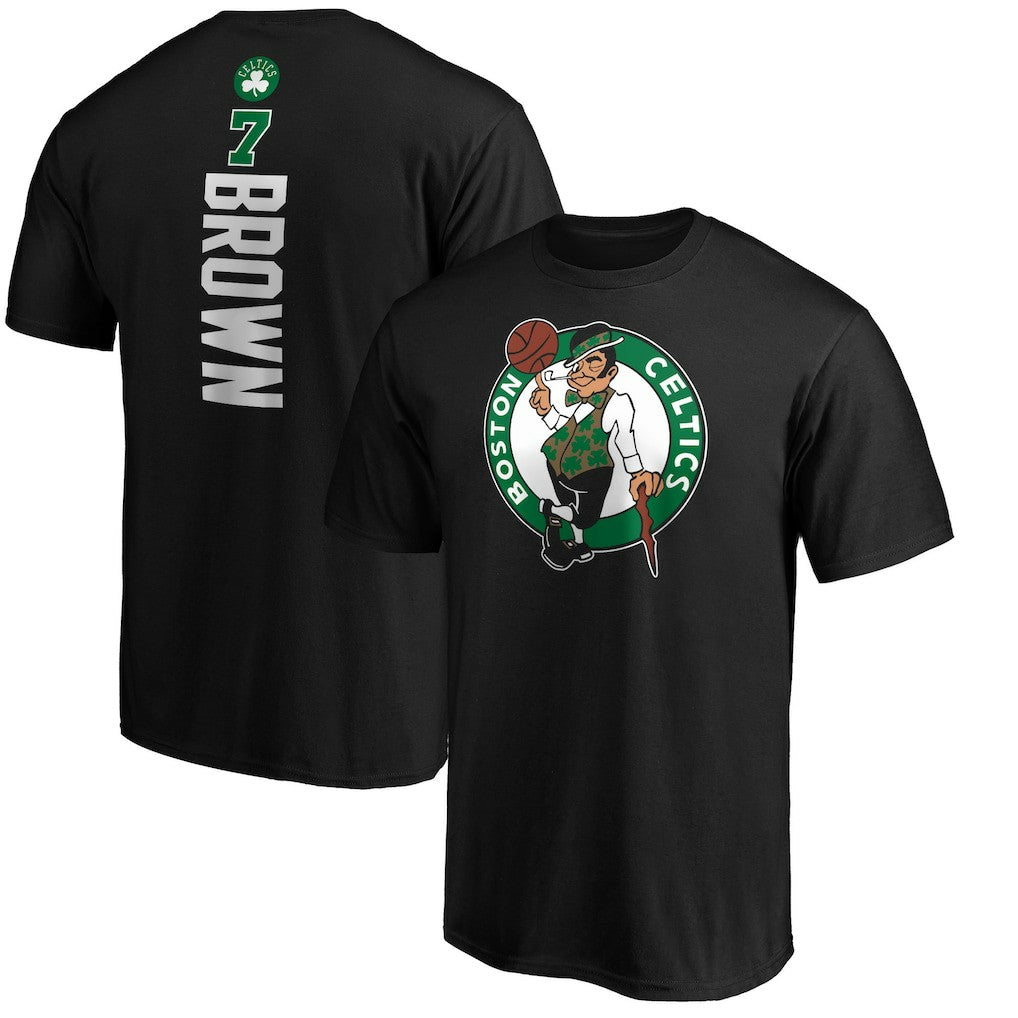 Jaylen Brown Boston Celtics Playmaker Name & Number T-Shirt - Black online