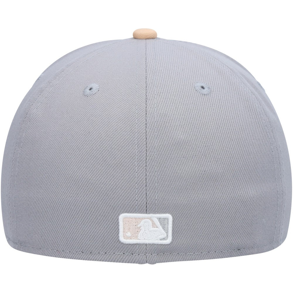 Athletics 1987 MLB All-Star Game Purple Undervisor 59FIFTY Fitted Hat Gray/Peach