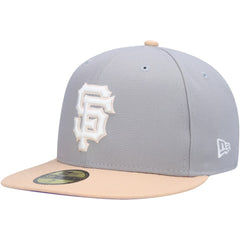 San Francisco Giants 2007 MLB All-Star Game Purple Undervisor 59FIFTY Fitted Hat Gray/Peach