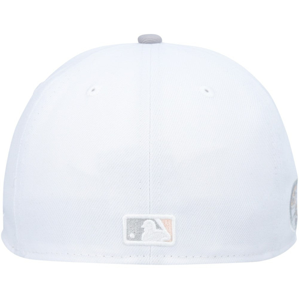Colorado Rockies 2007 World Series Side Patch Undervisor 59FIFTY Fitted Hat White/Gray