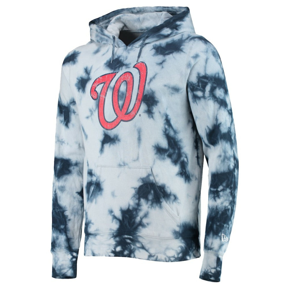 Washington Nationals Tie-Dye Pullover Hoodie Navy