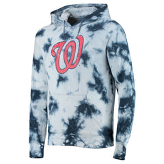 Washington Nationals Tie-Dye Pullover Hoodie Navy