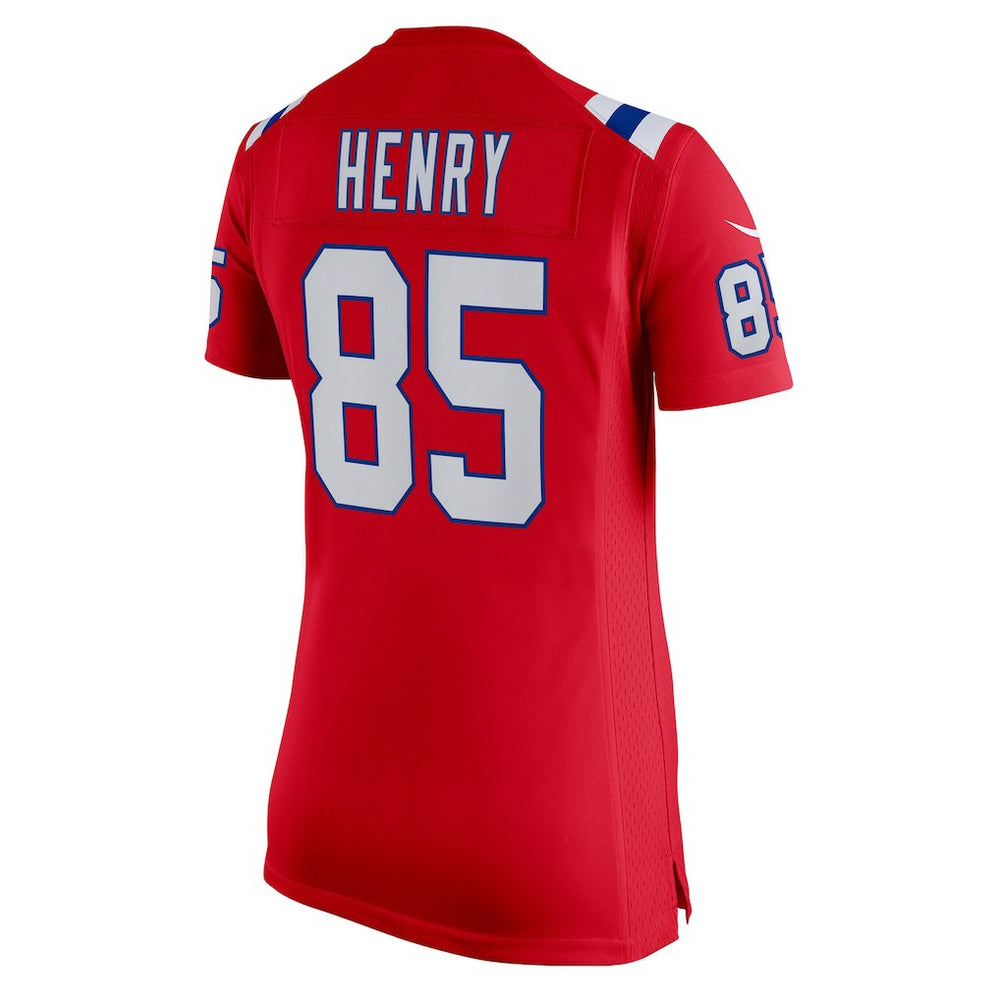Hunter Henry New England Patriots Women's Team Game Jersey - Red outlet