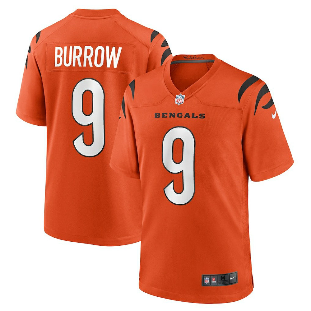 Joe Burrow Cincinnati Bengals Alternate Game Jersey - Orange sale