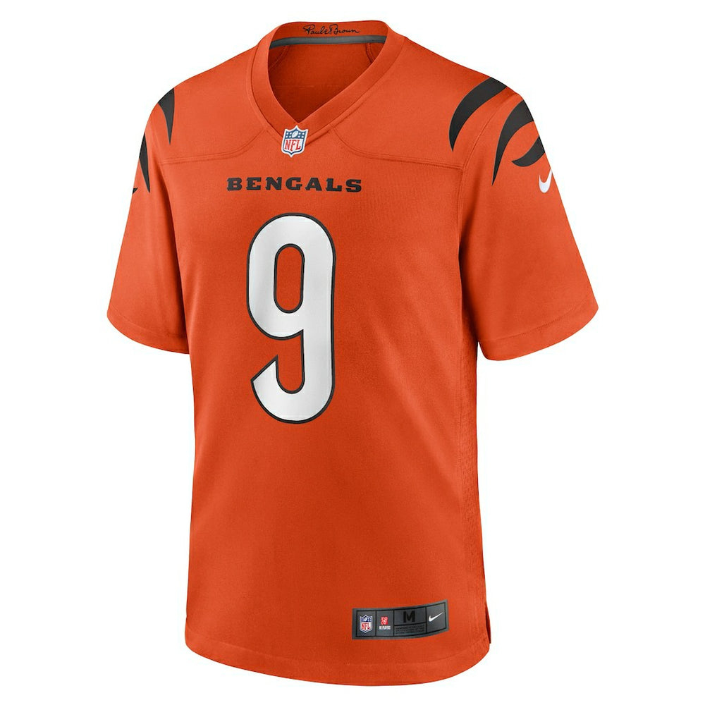 Joe Burrow Cincinnati Bengals Alternate Game Jersey - Orange sale