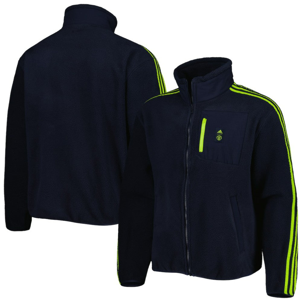 Manchester United Lifestyler Fleece Full-Zip Jacket - Navy shop