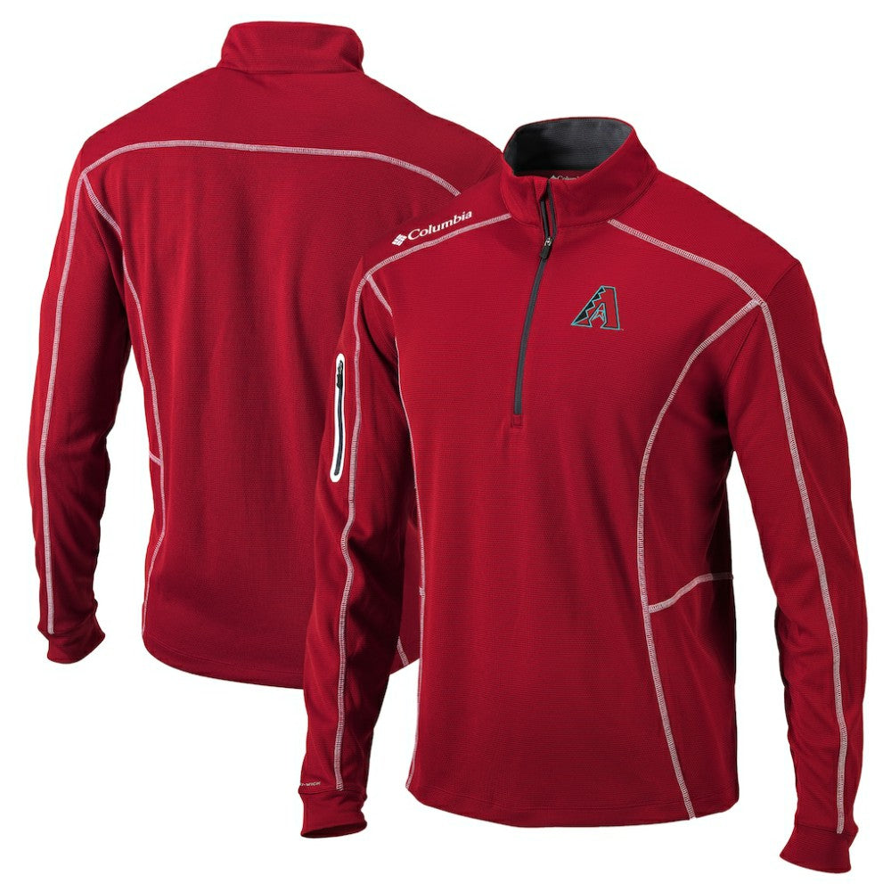 Arizona Diamondbacks Shotgun Omni-Wick Quarter-Zip Pullover Jacket Red