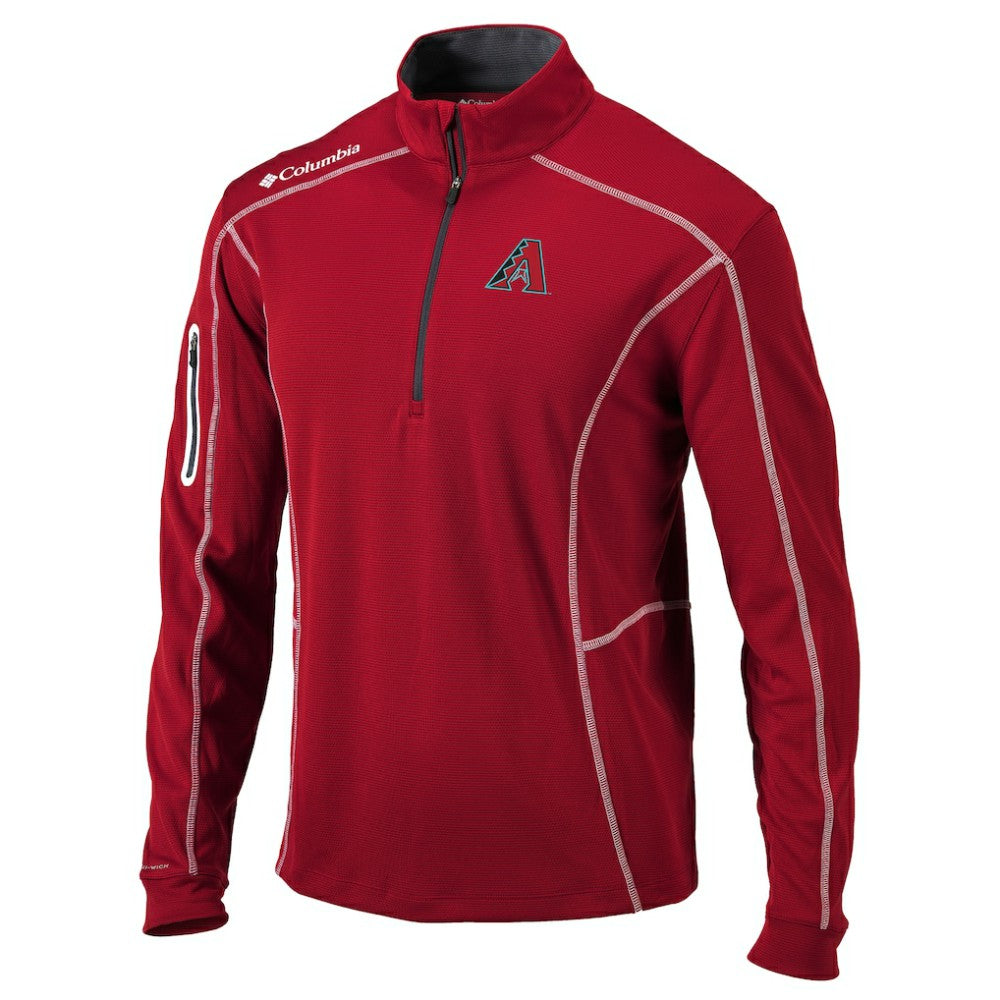 Arizona Diamondbacks Shotgun Omni-Wick Quarter-Zip Pullover Jacket Red