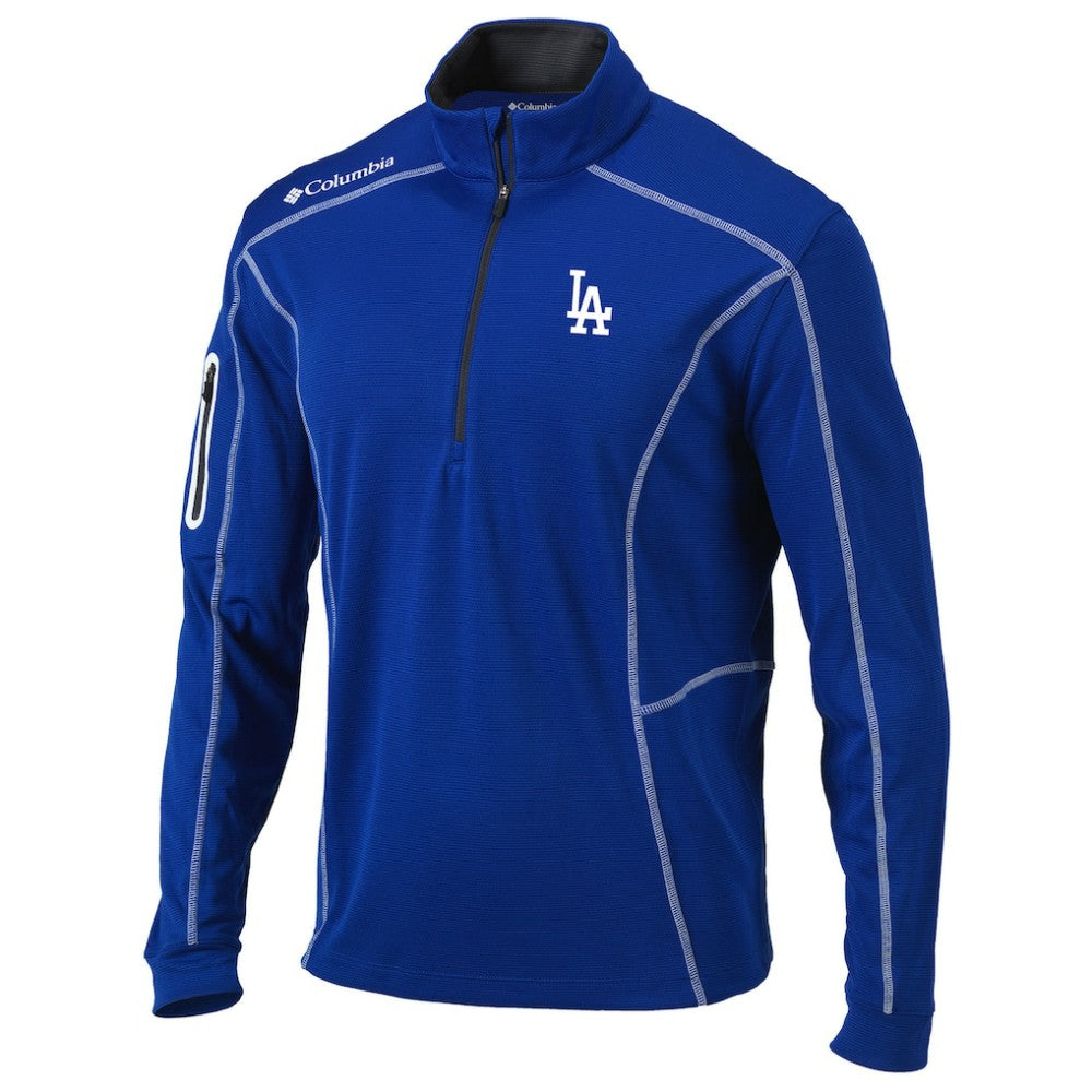 Los Angeles Dodgers Shotgun Omni-Wick Quarter-Zip Pullover Jacket Royal