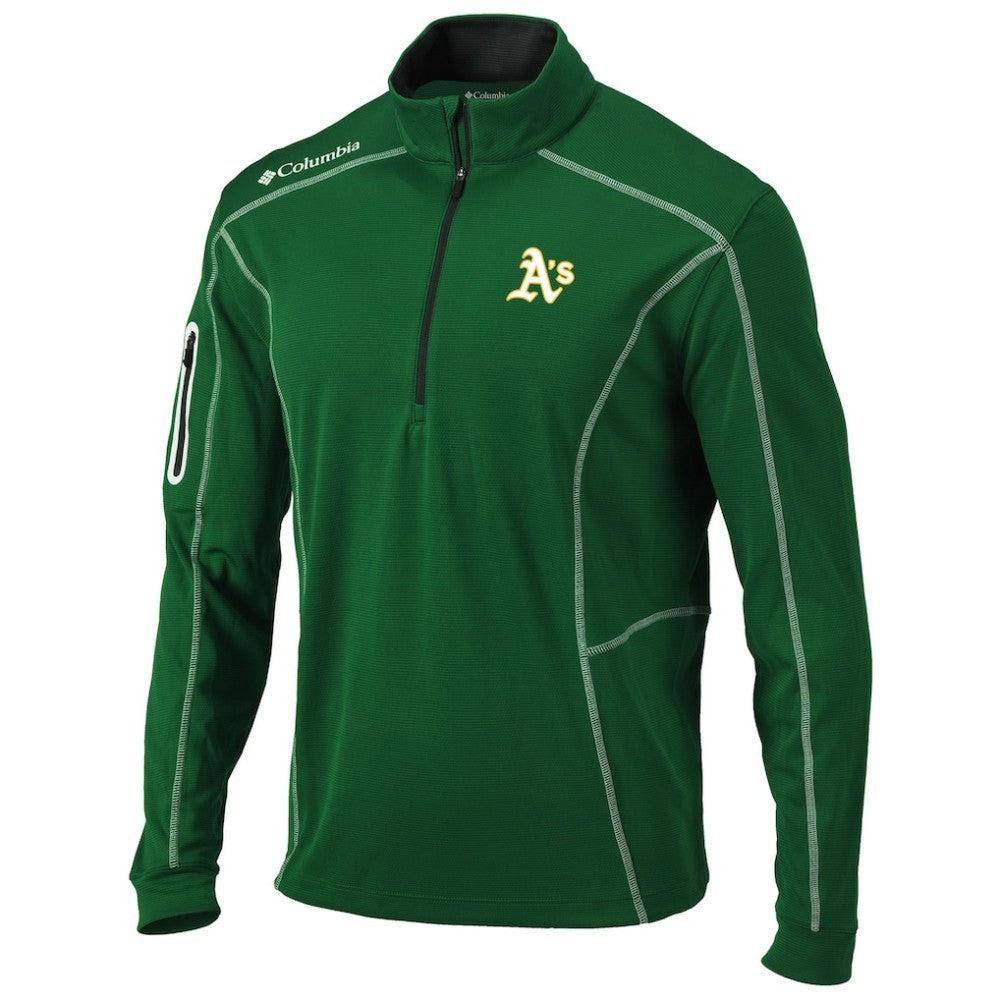 Athletics Shotgun Omni-Wick Quarter-Zip Pullover Jacket Green