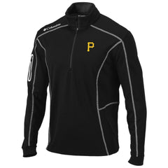 Pittsburgh Pirates Shotgun Omni-Wick Quarter-Zip Pullover Jacket Black