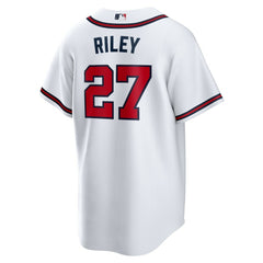 Austin Riley Atlanta Braves Home Replica Player Jersey White