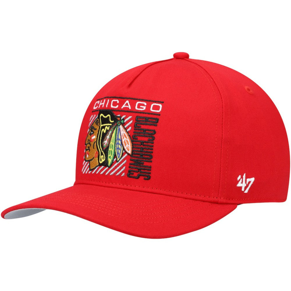Chicago Blackhawks '47 Reflex Hitch Snapback Hat - Red Hats