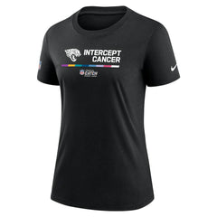 Jacksonville Jaguars Women's NFL Crucial Catch Performance T-Shirt - Black discount